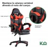 Silla GAMER ergonomica reclinable ajustable Imagen