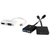 ADAPTADOR CONVERTIDOR MINI DISPLAYPORT A HDMI O VGA BLANCO . Imagen