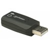 ADAPTADOR CONVERTIDOR TARJETA SONIDO 5.1 USB A 3.5MM Imagen