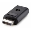 ADAPTADOR DE VIDEO HP DISPLAY PORT MACHO A HDMI HEMBRA NEGRO Imagen