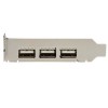 ADAPTADOR TARJETA PCI EXPRESS PERFIL BAJO 4 PUERTOS USB 2.0   . Imagen