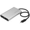 ADAPTADOR THUNDERBOLT 3 A 2 PUE RTOS DISPLAYPORT 4K60 Imagen