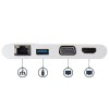 ADAPTADOR USB-C PARA LAPTOPS DO CKING STATION HDMI VGA GBE Imagen