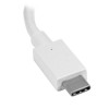 ADAPTADOR VIDEO USB-C A HDMI CONVERTIDOR USB 3.1 TYPE-C BLANC. Imagen