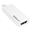 ADAPTADOR VIDEO USB-C A HDMI CONVERTIDOR USB 3.1 TYPE-C BLANC. Imagen
