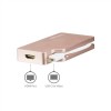 ADAPTADOR VIDEO USB-C A HDMI DVI VGA MINIDP ROSA DORADO Imagen