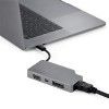 ADAPTADOR VIDEO USB-C A HDMI DVI VGA MINIDP-USB TIPO C Imagen