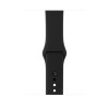 APPLE WATCH SERIES 3 GPS GRIS ESPACIAL 42 MM CORREA DEPORTI NEGRA Imagen