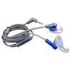 AUDIFONOS DEPORTIVOS IN-EAR CON MICROFONO (AZUL/GRIS) Imagen