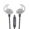 AUDIFONOS DEPORTIVOS IN-EAR CON MICROFONO (NEGRO/GRIS) Imagen