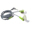 AUDIFONOS DEPORTIVOS IN-EAR CON MICROFONO (VERDE/GRIS) Imagen