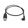 CABLE 0.5M MICRO USB ACODADO A IZQUIERDA PARA SMARTPHONES Imagen