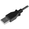 CABLE 0.5M MICRO USB ACODADO A IZQUIERDA PARA SMARTPHONES Imagen