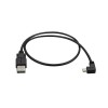 CABLE 0.5M MICRO USB ACODADO A LA DERECHA PARA SMARTPHONES Imagen