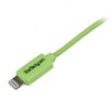 CABLE 1M LIGHTNING APPLE A USB VERDE PARA IPHONE Imagen