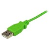 CABLE 1M MICRO USB B A USB A DELGADO VERDE PARA SMARTPHONE Imagen