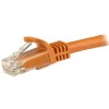 CABLE 1M NARANJA RED GIGABIT CAT6 ETHERNET RJ45 SNAGLESS Imagen