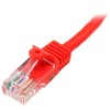 CABLE 2M ROJO  RED 100MBPS CAT5E ETHERNET RJ45 SNAGLESS Imagen