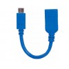 CABLE ADAPTADOR CONVERTIDOR USB-C 3.1 A USB-A 3.0 MACHO-HEMBRA Imagen