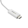 CABLE ADAPTADOR DE 2M USB-C A HDMI 4K 60HZ BLANCO Imagen