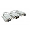 CABLE ADAPTADOR VGA A 2 VGA MACHO-HEMBRA SPLITTER KVM MONITOR Imagen