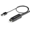 CABLE CONVERTIDOR HDMI A DP DE 2M - ALIMENTADO POR USB - 4K 30HZ Imagen