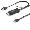 CABLE CONVERTIDOR HDMI A MINI DP 1M - ALIMENTADO USB - 4K 30HZ Imagen