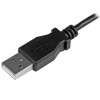 CABLE DE 1 M MICRO USB CONECTOR ACODADO A LA IZQUIERDA Imagen