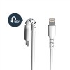 CABLE DE 1M USB A LIGHTNING CERTIFICADO MFI APPLE BLANCO Imagen