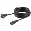 CABLE DE 3M DE ALIMENTACION PLANO NEMA 5-15P A C13 PARA PC Imagen