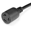 CABLE DE ALIMENTACIÓN DE 30CM - NEMA-L5-20R A NEMA-5-20P - 12AWG Imagen