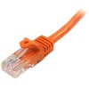 CABLE DE RED 10M NARANJA CAT5E E ETHERNET SIN ENGANCHE Imagen