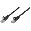 CABLE DE RED PATCH CAT5E RJ45 1.0M NEGRO Imagen