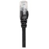 CABLE DE RED PATCH CAT5E RJ45 1.0M NEGRO Imagen