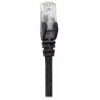 CABLE DE RED PATCH CAT5E RJ45 3.0M NEGRO Imagen