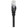 CABLE DE RED PATCH CAT6A RJ45 0.90M SFTP BLINDADO NEGRO Imagen