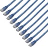 CABLE DE RED RJ45 CAT6 AZUL DE 1.8M - PACK DE 10 - MOLDEADO Imagen