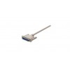 CABLE NULL MODEM DB9H- DB25M 1.8M  MOL                 . Imagen