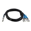 CABLE QSFP+ 3M ADAPTADOR A 4XSFP+ 40G DAC TWINAX PASIVO Imagen