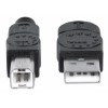 CABLE USB A-B 5.0M IMPRESORA NEGRO                           . Imagen