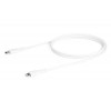 CABLE USB-C A LIGHTNING DE 1M COLOR BLANCO - CERTIFICADO MFI Imagen