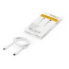 CABLE USB-C A LIGHTNING DE 1M COLOR BLANCO - CERTIFICADO MFI Imagen