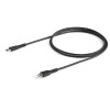 CABLE USB-C A LIGHTNING DE 1M COLOR NEGRO - CERTIFICADO MFI Imagen