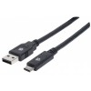 CABLE USB-C V2.0  C-A 5.0M NEGRO 480MBPS Imagen