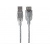 CABLE USB V2.0 EXT. 3.0M PLATA . Imagen