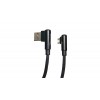 CABLE VORAGO CAB-307 USB A TIPO C 2.4A 90 GRADOS NEGRO Imagen