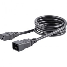 Cable de 1.8m C19 a C20 de servicio pesado de 14AWG para alimentación de computadoras grande