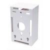 CAJA DE PARED PARA CABLEADO DE RED RJ45 CHALUPA BLANCO Imagen