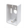 CAJA DE PARED PARA CABLEADO DE RED RJ45 CHALUPA BLANCO Imagen