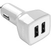 CARGADOR PARA AUTO VORAGO AU 103 BLANCO 2 PUERTOS USB BLISTER Imagen